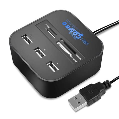 smart card reader usb hub|3 port USB hub card.